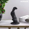 Artarium Abstract Art Sitting Panther Figurine Idol