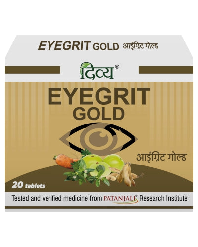 Patanjali Divya Eyegrit Gold Tablets