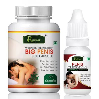 Riffway Big Penis Size Penis Enlargement Oil Combo Swadesii