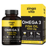 Zingavita Maximum Strength Omega 3 Fish Oil Softgels - 60 softgels