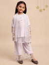 Ahalyaa Blue Crepe Straight Kurta Sets