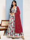 Ahalyaa Printed Ready to Wear Lehenga & Blouse With Dupatta