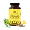Saptamveda Natural Iron And Folic Acid with Vitamin C - 60 tabs