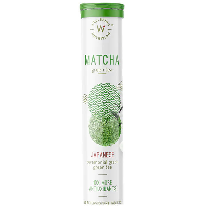 Wellbeing Nutrition Matcha Green Tea Tablets - 20 tabs - Swadesii