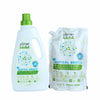 Azafran Tropical Breeze 6 in 1 Plant Based Liquid Laundry Detergent (Bottle + Refill) - 1l