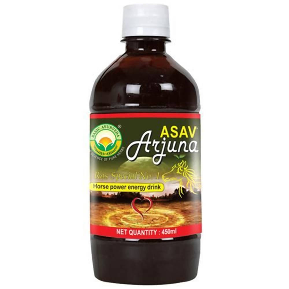 Basic Ayurveda Asav Arjuna Ras Special No.1 Horse Power Energy Drink 450 ml