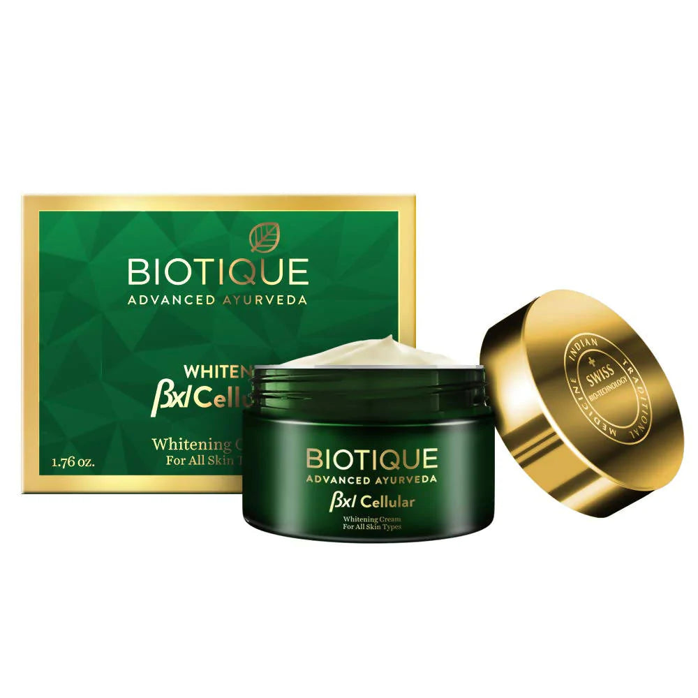 Biotique Advanced Ayurveda Bxl Cellular Whitening Cream For All Skin Types - Distacart