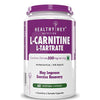 HealthyHey L-Carnitine & L-Tartrate (LCLT) - 60 Vegetable Capsules