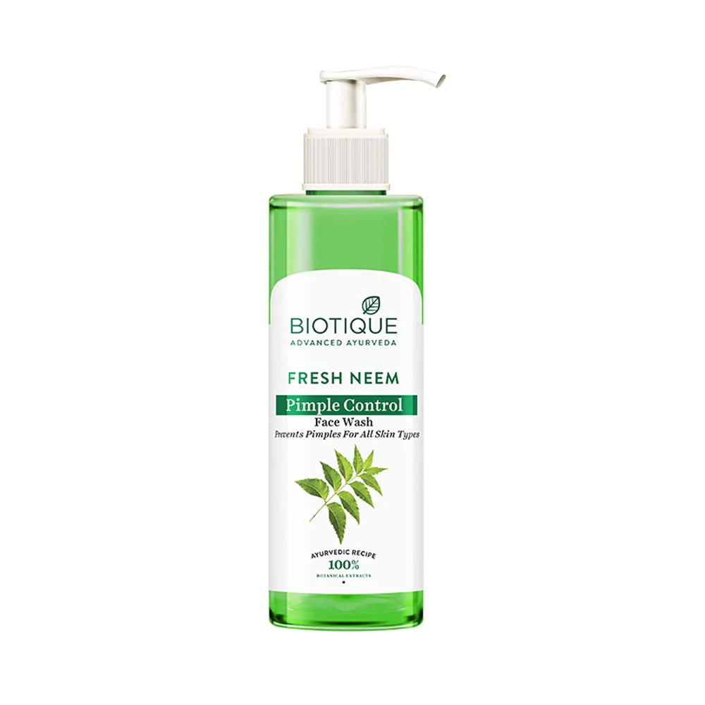Biotique Advanced Ayurveda Bio Neem Purifying Face Wash - Distacart
