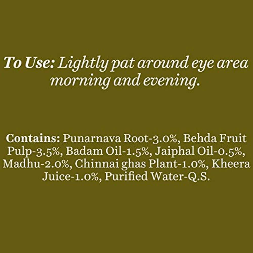 Biotique Bio Seaweed Revitalizing Anti Fatigue Eye Gel usage