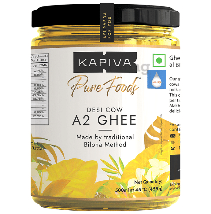 Patanjali Grass Fed Cow's Ghee (Organic) - Aryaa Organic