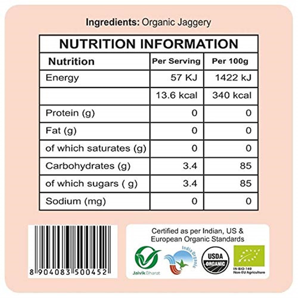 24 Mantra Organic Jaggery, 450 gm