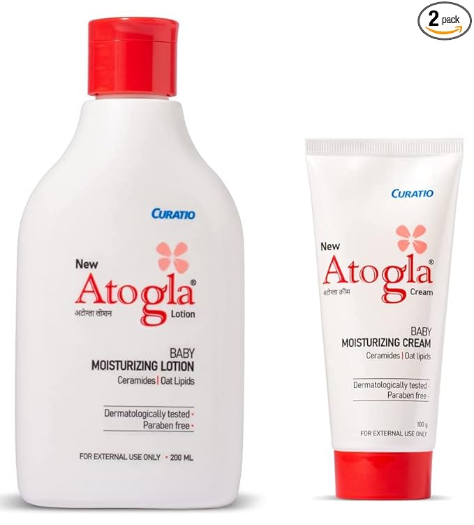 Curatio Atogla Baby Lotion and Atogla Baby Cream Swadesii