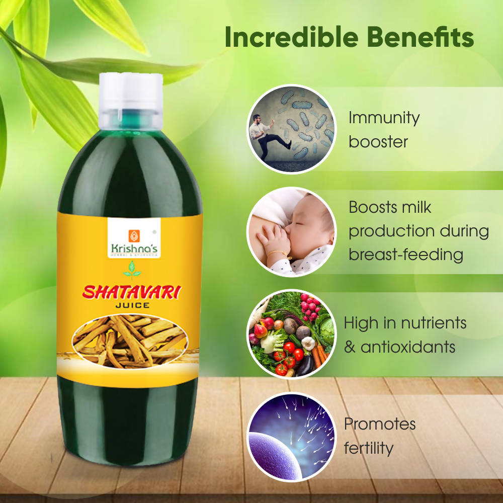 Krishna's Herbal & Ayurveda Shatavari Juice