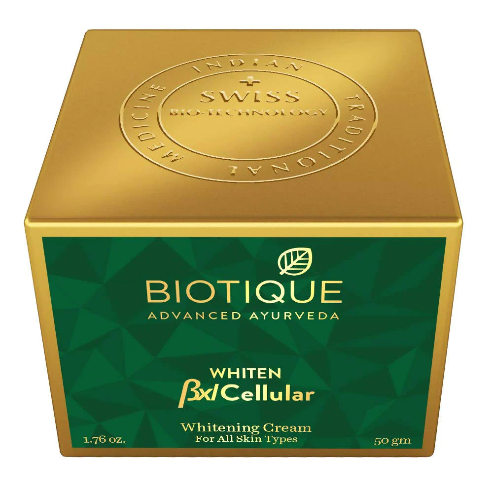 Biotique Advanced Ayurveda Bxl Cellular Whitening Cream For All Skin Types - Distacart