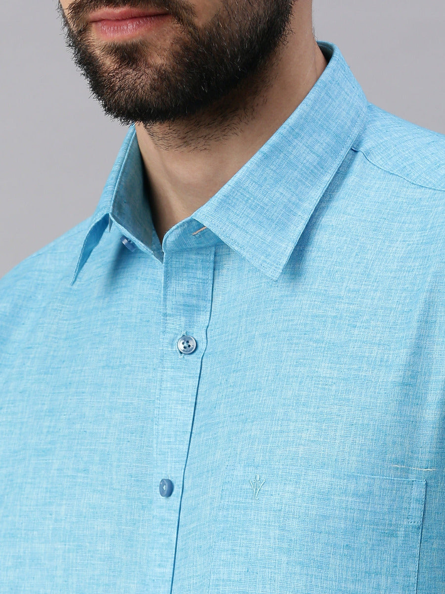 Ramraj Cotton Mens Matching Border Dhoti & Half Sleeves Shirt Set Tren -  Swadesii