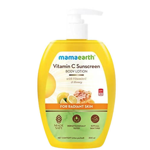 Mamaearth Vitamin C Sunscreen Body Lotion SPF 30 - Distacart