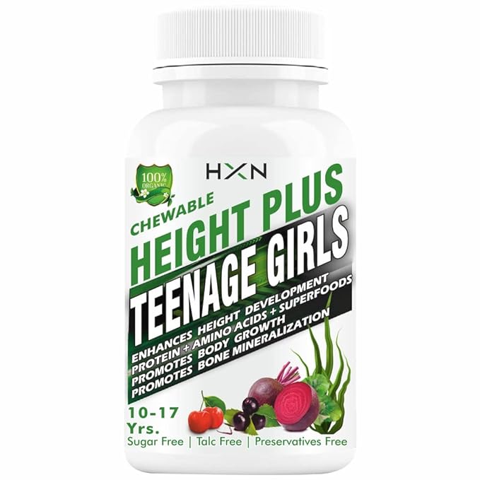 HXN Height Increase Medicine For Girls 60 Tablets Swadesii