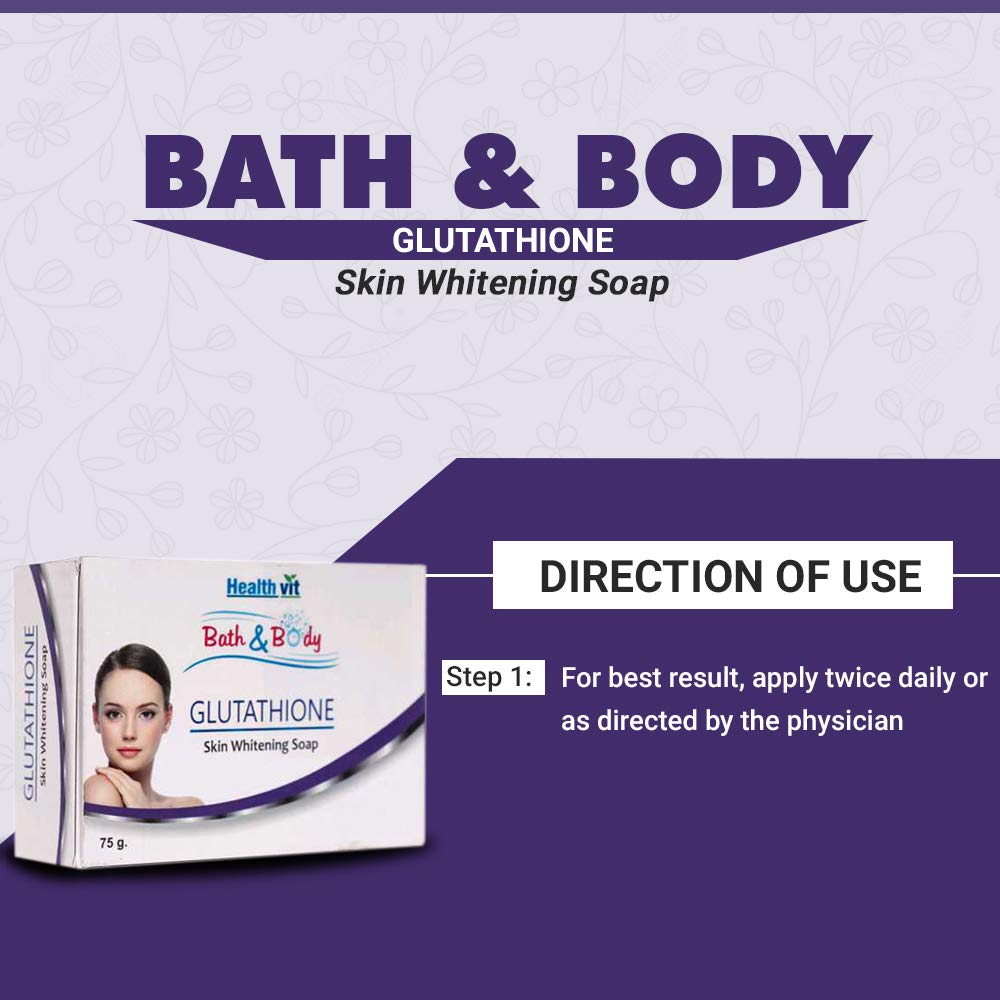 how to use healthvit glutathione soap skin whitening review hindi Healthvit Glutathione Soap - Get