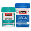 Swisse Fish Oil Omega 3 - 1500mg & Multivitamin For Men Combo