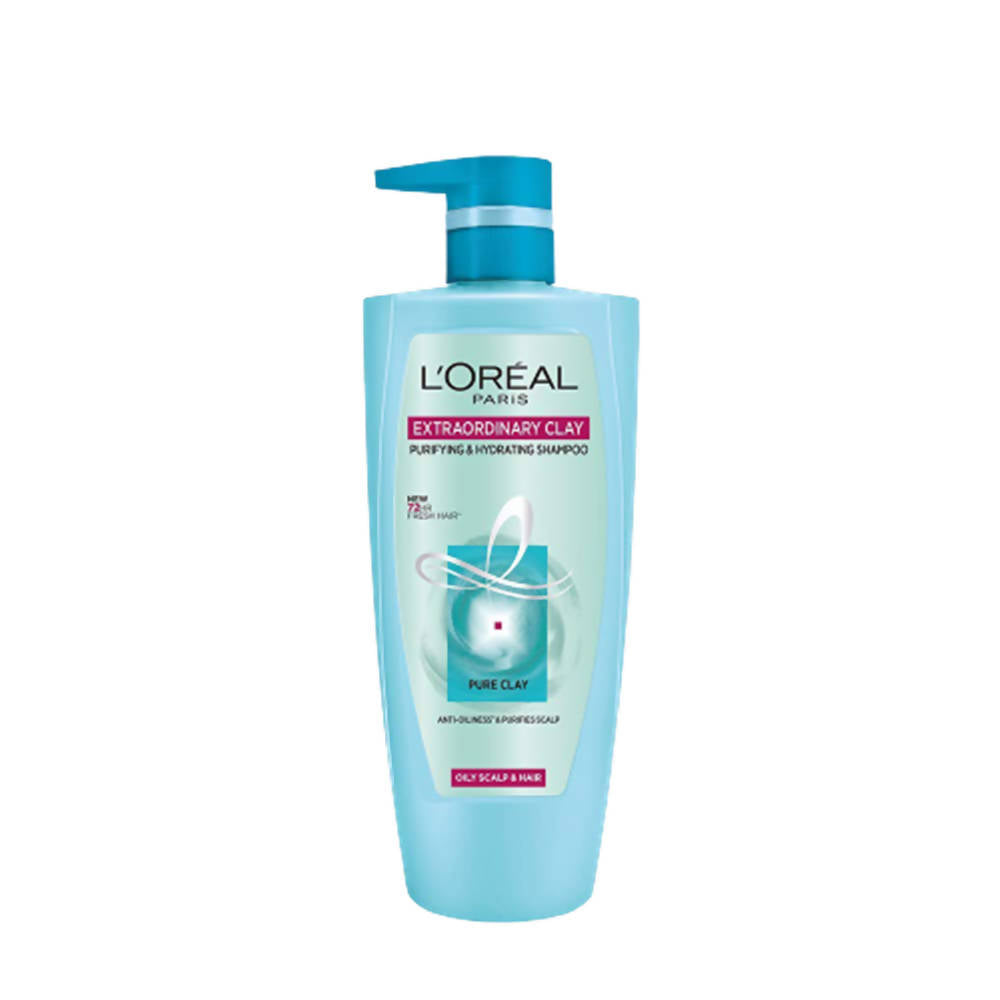 L'Oreal Paris Extraordinary Clay Purifying & Hydrating Shampoo - Distacart