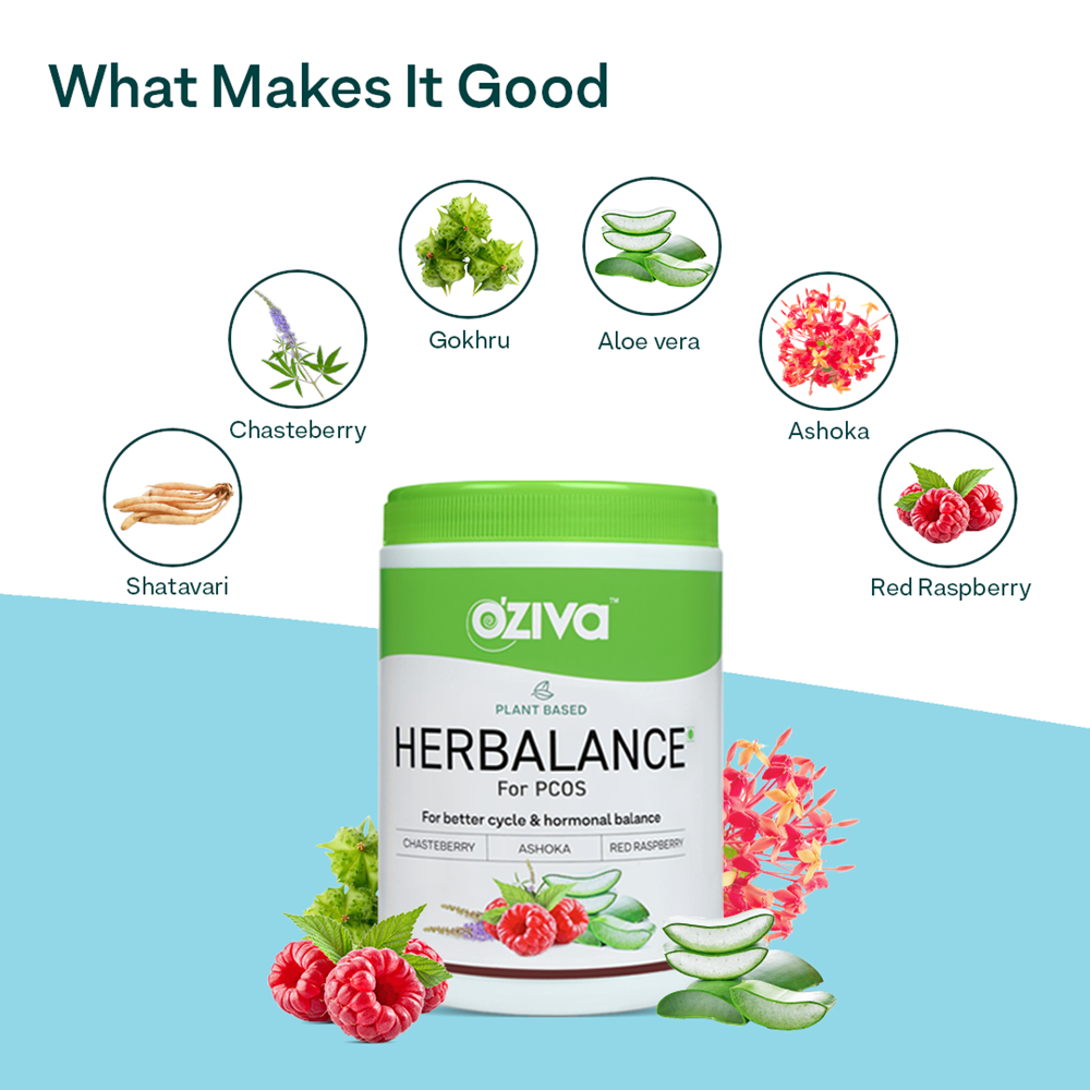 OZiva Plant Based HerBalance for Pcos - What make it good