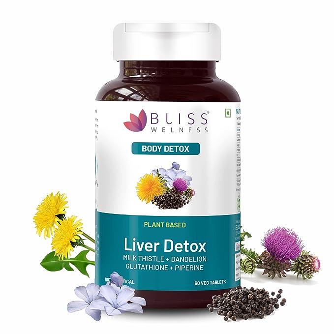 Bliss Welness Liver Detox - 60 tabs - Swadesii Bliss Welness Liver Detox - 60 tabs - Swadesii