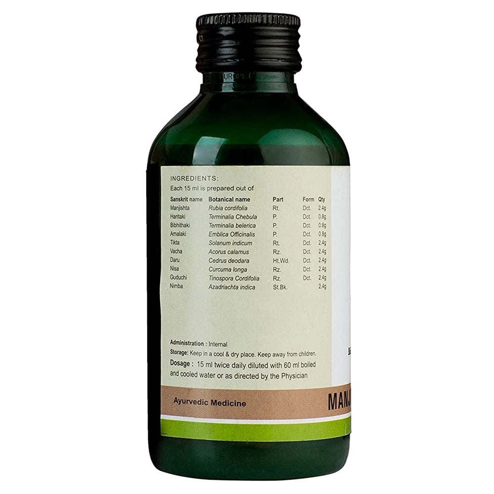 Kerala Ayurveda Mahamanjishtadi Kwath  200 ml