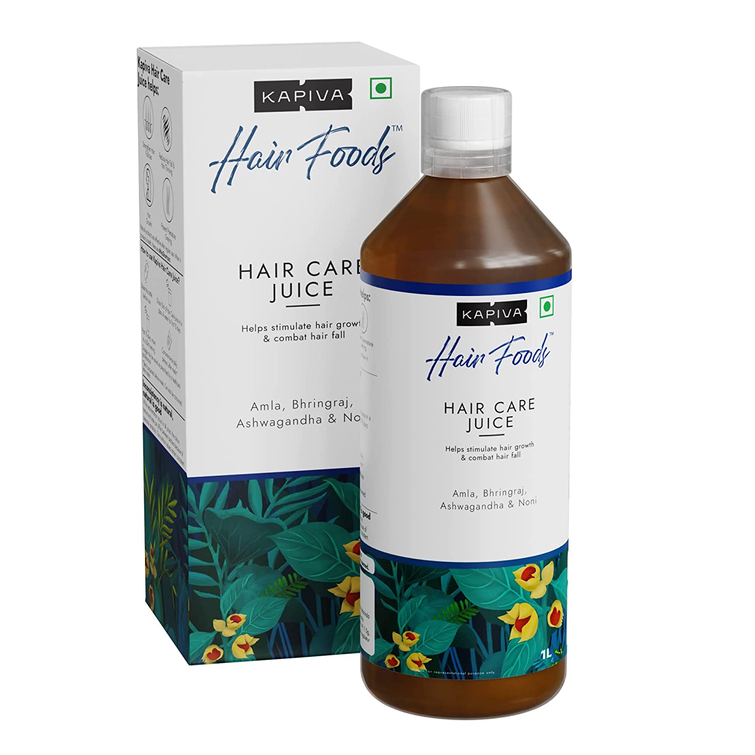 Kapiva Hair Care Juice 1L - PUSHMYCART