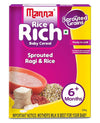 Manna Baby Cereal Sprouted Ragi & Rice - 200 gms