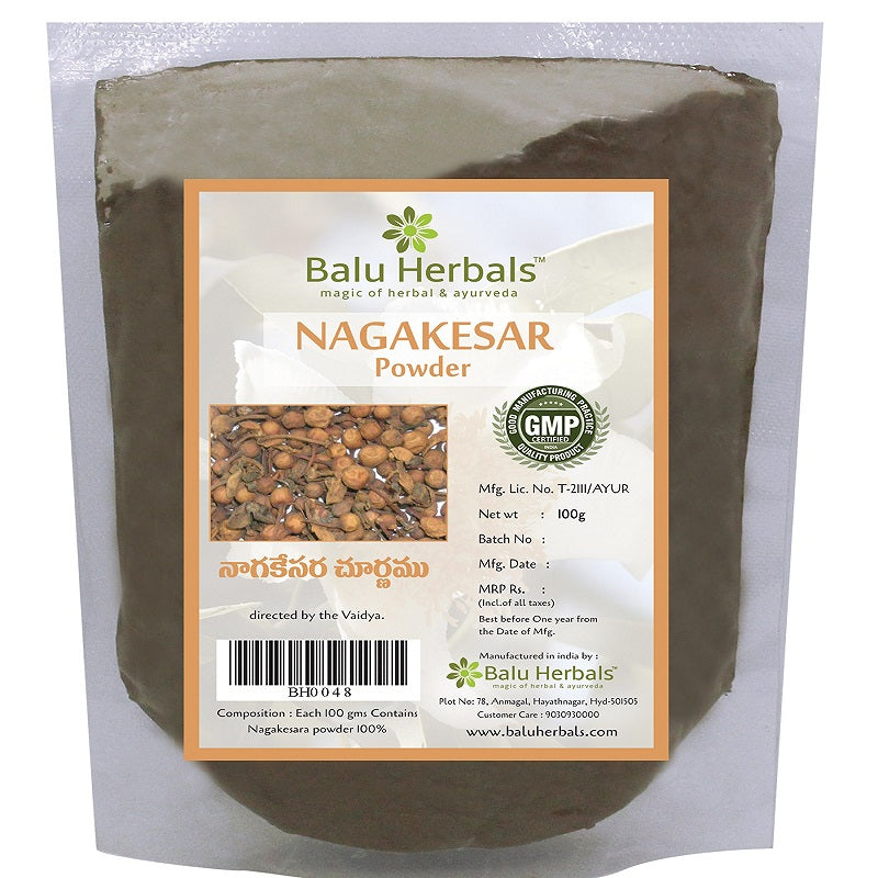 Nagakesara(Mesua Ferrea, Nagkesar, Nagakeshara, Nag keshar) Powder 100G