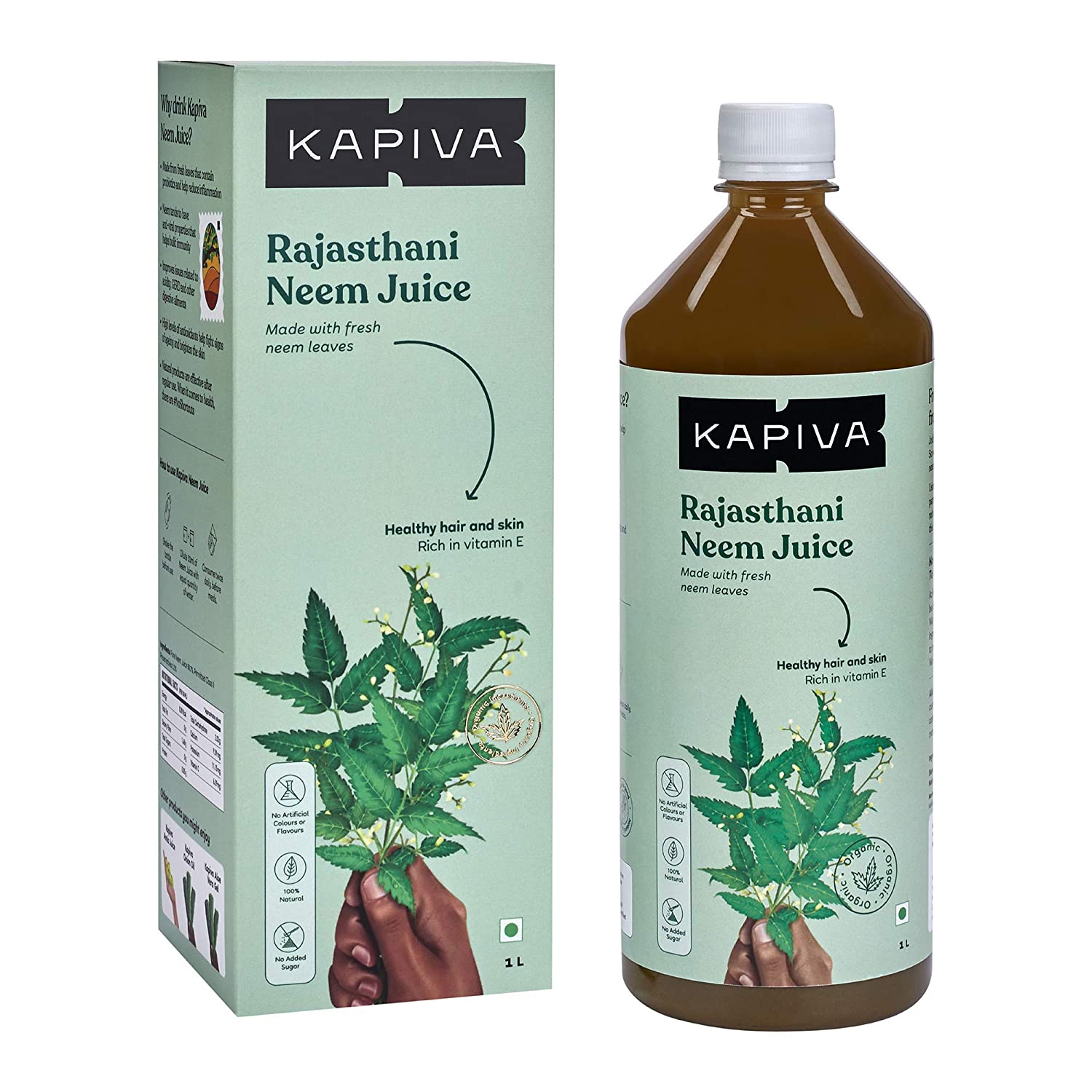 Kapiva Neem Juice | Made with Rajasthani Neem 1L | Neem Juice