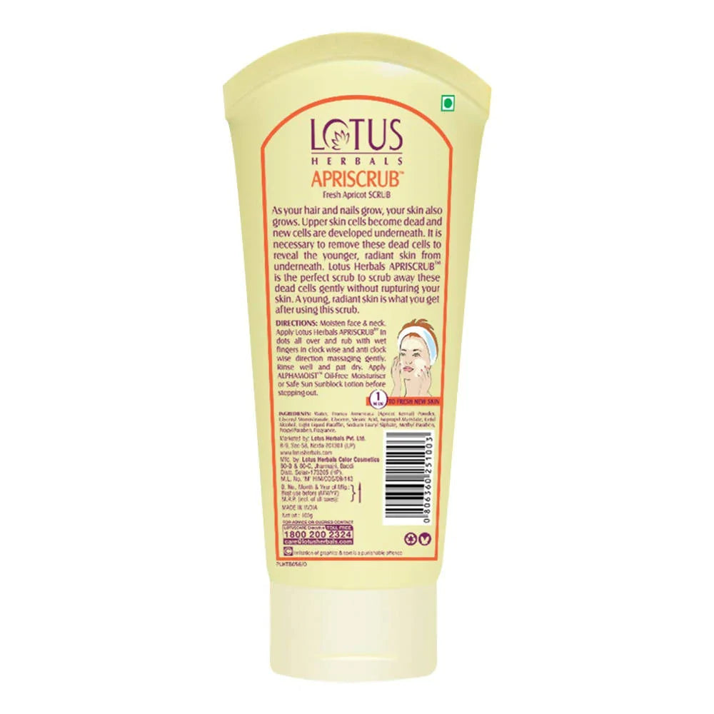Lotus Herbals Apriscrub Fresh Apricot Scrub
