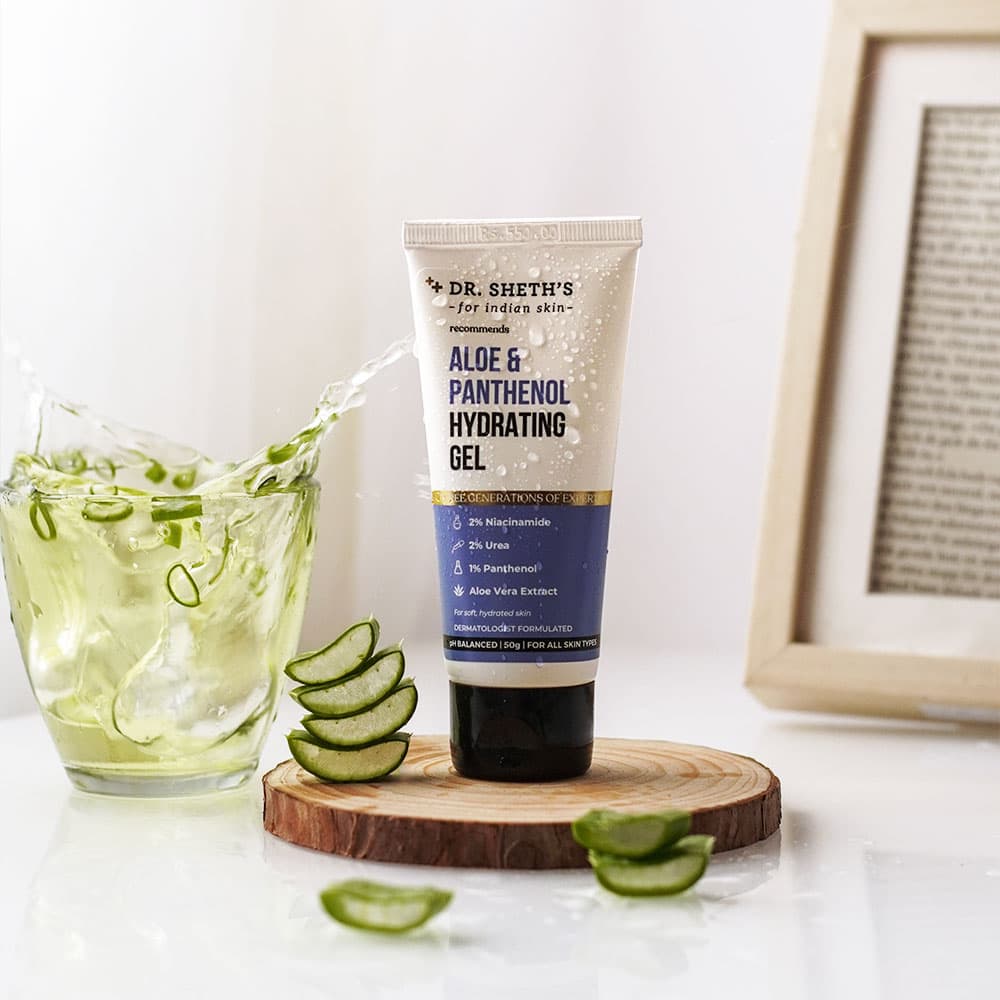 Dr. Sheth's Aloe & Panthenol Hydrating Gel-50g