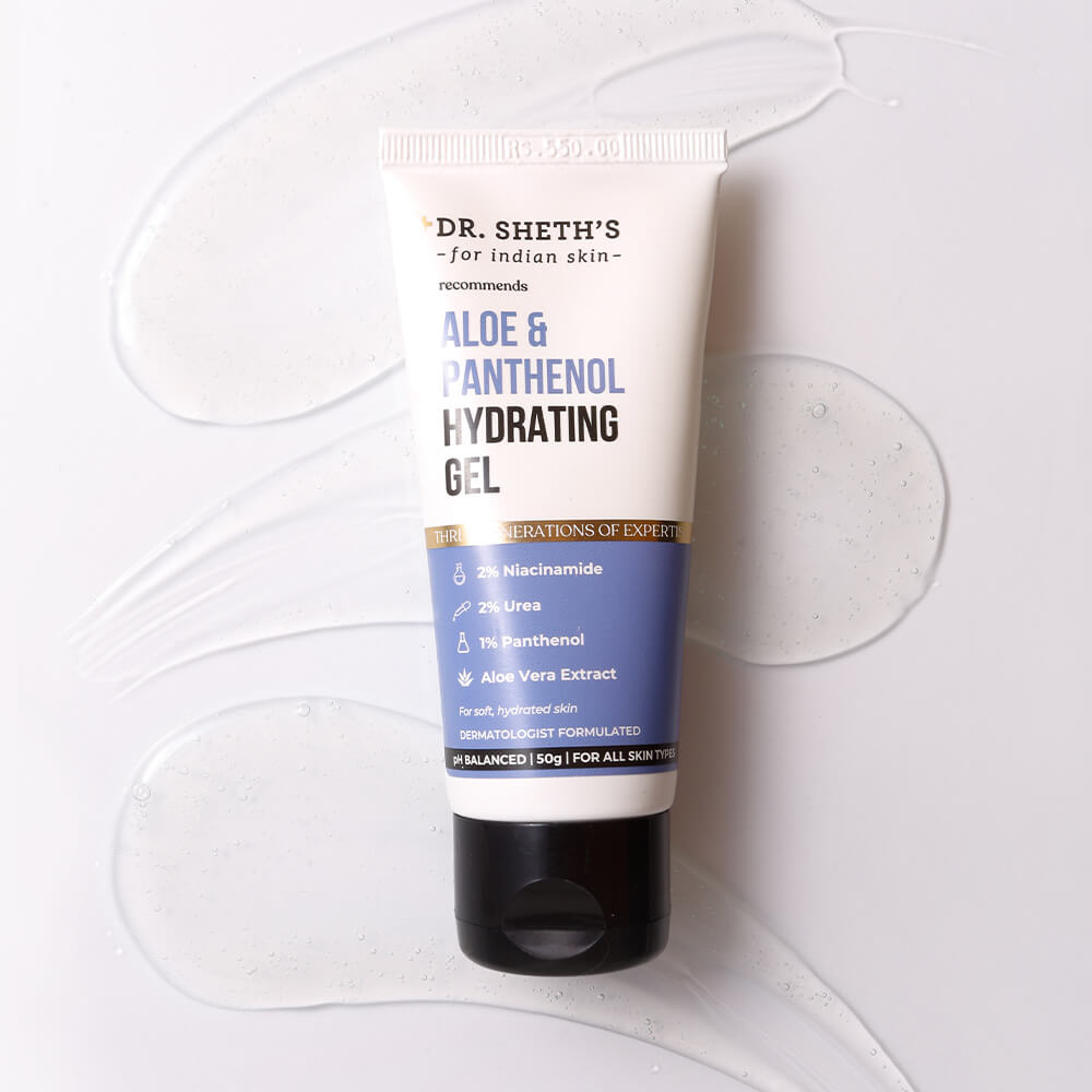 Dr. Sheth's Aloe & Panthenol Hydrating Gel-50g