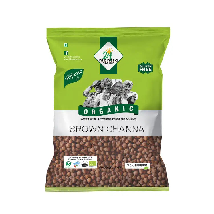 organic brown chana