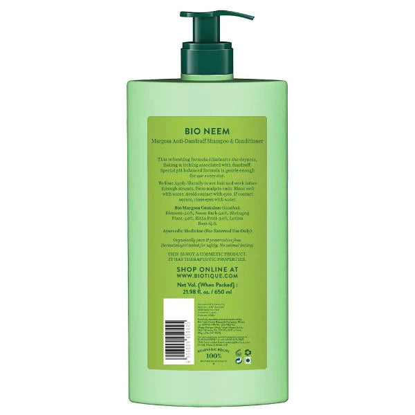  Neem Margosa Anti Dandruff Shampoo & Conditioner