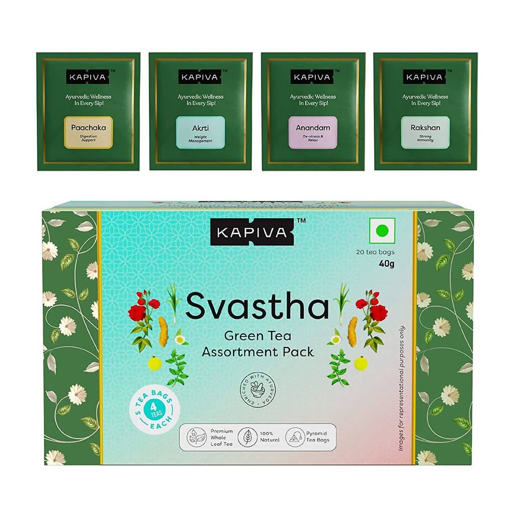 Kapiva Ayurveda Svastha Green Tea Bags