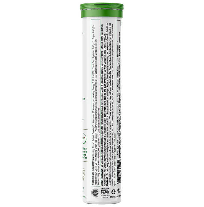 Wellbeing Nutrition Matcha Green Tea Tablets - 20 tabs - Swadesii
