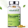 Health Veda Organics Curcumin C3 + Bioperine Supplements - 60 tabs
