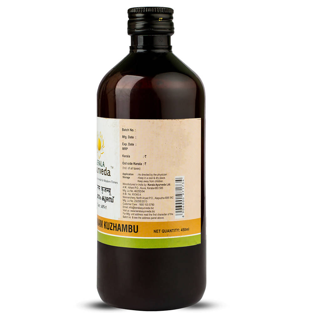 Kerala Ayurveda Prabhanjanam Kuzhambu Usages