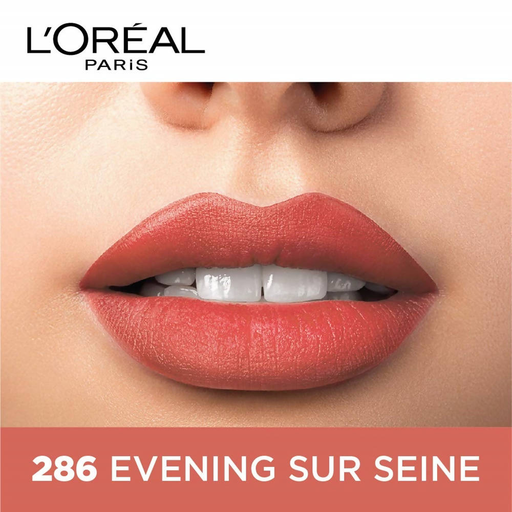 L'Oreal Paris Color Riche Moist Matte Lipstick - 286 Evening Sur Seine - Distacart