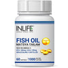 INLIFE Fish Oil Omega 3 Supplement - 60 tabs