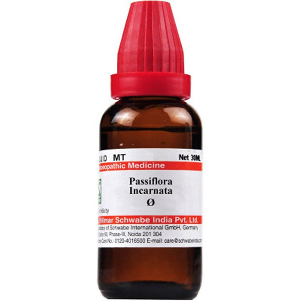 Dr. Willmar Schwabe India Passiflora Incarnata Mother Tincture Q (30ML) - Distacart