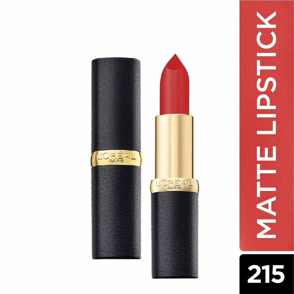L'Oreal Paris Color Riche Moist Matte Limited Edition Swarovski Lipstick - 215 Flaming Kiss - Distacart