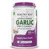 HealthyHey Odorless Garlic Extract Allium Sativum - 2% Allicin - 60 Veg Capsules