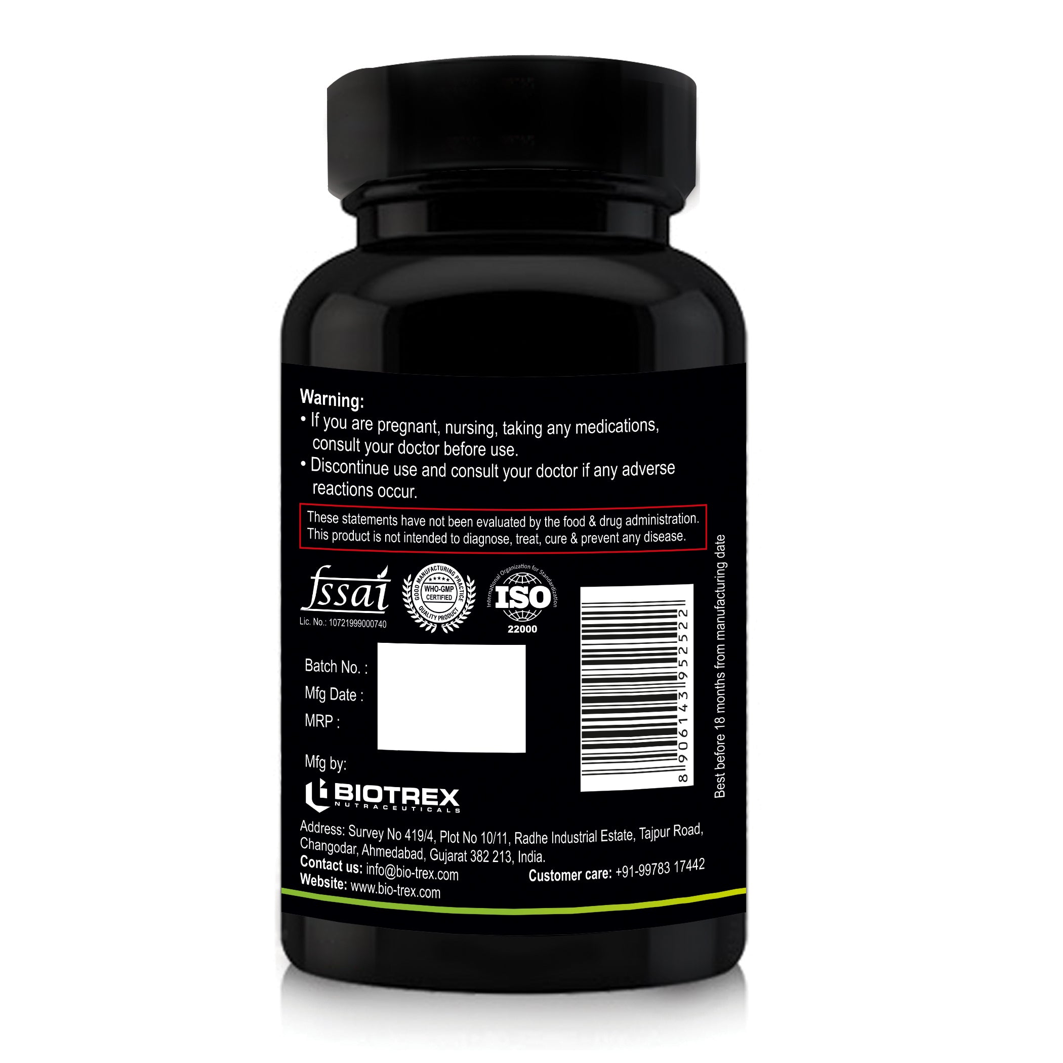 Nutriosys Glutathione 500mg - 90 tabs - Swadesii