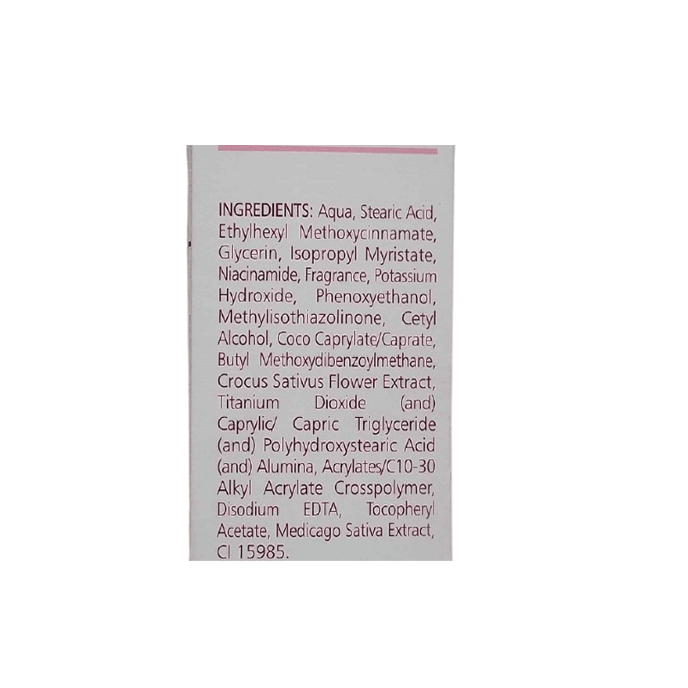 Himalaya Herbals Natural Glow Kesar Face Cream Ingredients