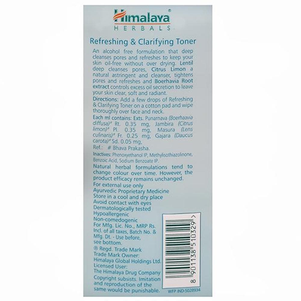 Himalaya Herbals Refreshing & Clarifying Toner 