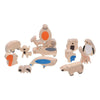 Matoyi Wooden Balancing Animals - 14 Pcs Set